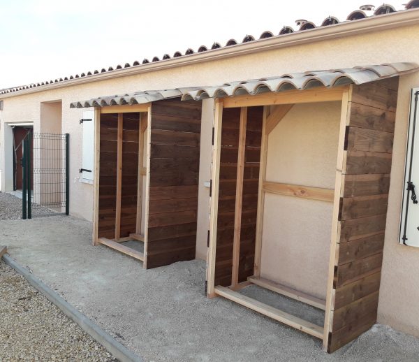Bucher en bois pour rangement